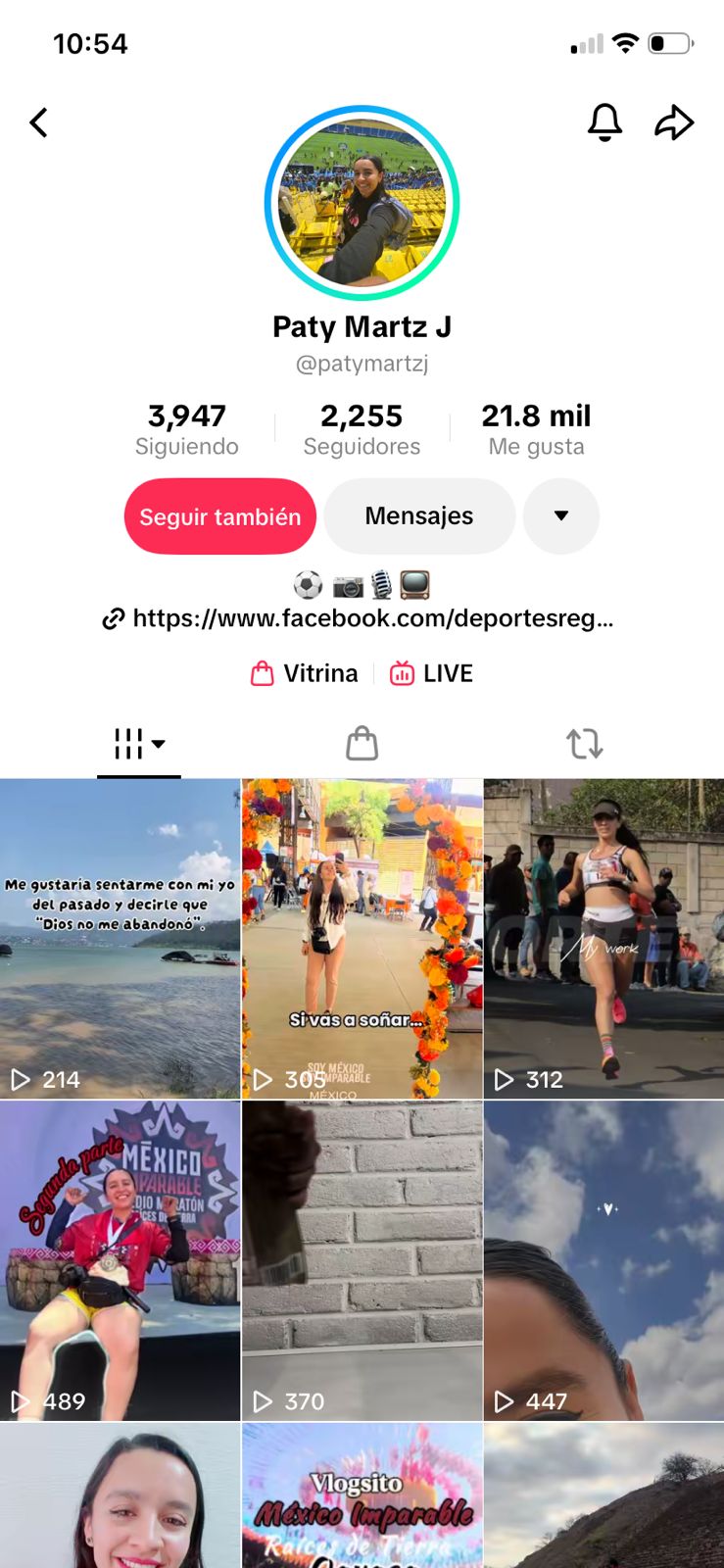 Vista previa de TikTok sobre paisajes y momentos de Colorines